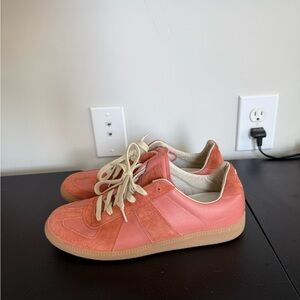 Pink and Tan Maison Margiela Replicas